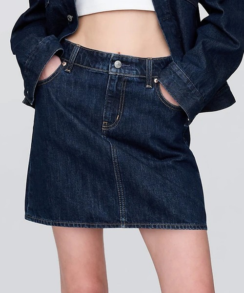 セール】デニム ミニスカート（デニムスカート）｜GAP（ギャップ