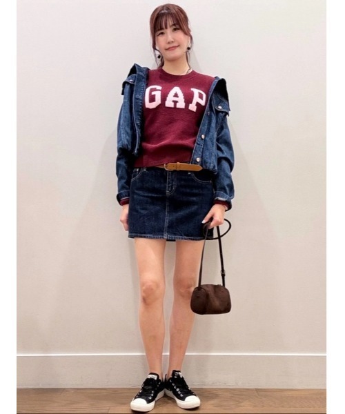 GAP（ギャップ）の「デニム ミニスカート（デニムスカート・レディース・インディゴブルー・23/24/25/26/27/28/29）」の8枚目の写真