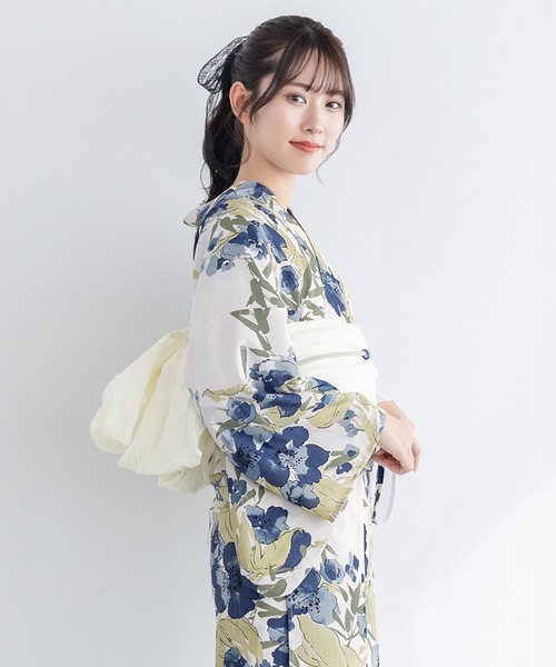初心者でもプロの着姿”新二部式 セパレート浴衣3点セット（上衣・下衣