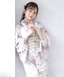 【8/2まで】薔薇 モダン 浴衣 着物 ピンク ギャル 帯付き 楽天市場】浴衣 セット レディース 大人 浴衣2点セット（浴衣＋