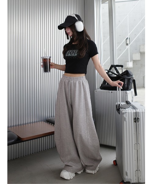 シャイニーバレルスウェットパンツ（スウェットパンツ）｜Darich