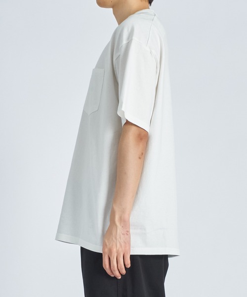 THE NORTH FACE PURPLE LABEL（ザ ノースフェイス パープルレーベル）の「【THE NORTH FACE PURPLE LABEL/ザノースフェイスパープルレーベル】8OZ FLD POCKET TEE（Tシャツ/カットソー・メンズ・ホワイト/ブラック・M/L/XL）」の6枚目の写真