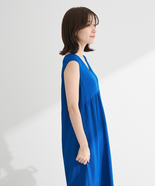 Green　Parks（グリーンパークス）の「5WAYノースリーブワンピース（ワンピース・レディース・ブラウン/ブラック/カーキ/ブルー・FREE）」の6枚目の写真