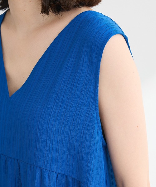 Green　Parks（グリーンパークス）の「5WAYノースリーブワンピース（ワンピース・レディース・ブラウン/ブラック/カーキ/ブルー・FREE）」の7枚目の写真