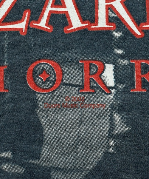 LIQUID BLUE（リキッドブルー）の「【USED】Y2K LIQUID BLUE “Jim Morrison/THE LIZARD KING” バンド Tシャツ（Tシャツ/カットソー・メンズ・グレー・LARGE）」の4枚目の写真