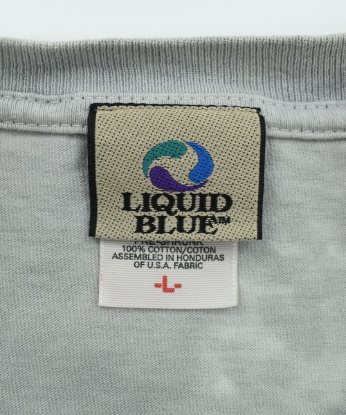 LIQUID BLUE（リキッドブルー）の「【USED】Y2K LIQUID BLUE “Jim Morrison/THE LIZARD KING” バンド Tシャツ（Tシャツ/カットソー・メンズ・グレー・LARGE）」の5枚目の写真