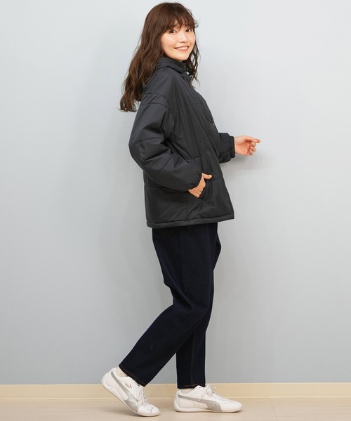 値下げセール中⭐︎リブ付き中綿ジャケット AZUL BY MOUSSY | 襟リブ中綿ポケットブルゾン (コート ) |SHEL'TTER