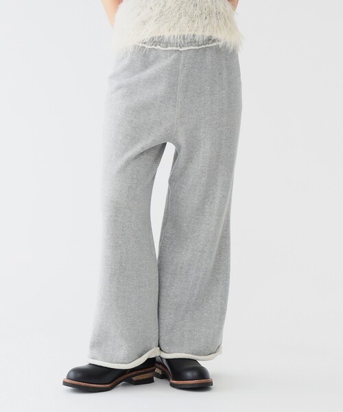 maturely（マチュアリー）の「【2/5再値下げ】maturely / ワイド フレア ジャージー パンツ（その他パンツ・レディース・ブラック/グレー・0/1）」の2枚目の写真