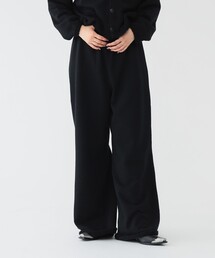 maturely | maturely / ワイド フレア ジャージー パンツ(その他パンツ)