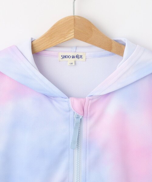 SHOO・LA・RUE（シューラルー）の「【130-150cm/UV対策】レインボーパーカ（パーカー・キッズ・ブルー系9/ライトパープル・15 /14/13）」の5枚目の写真