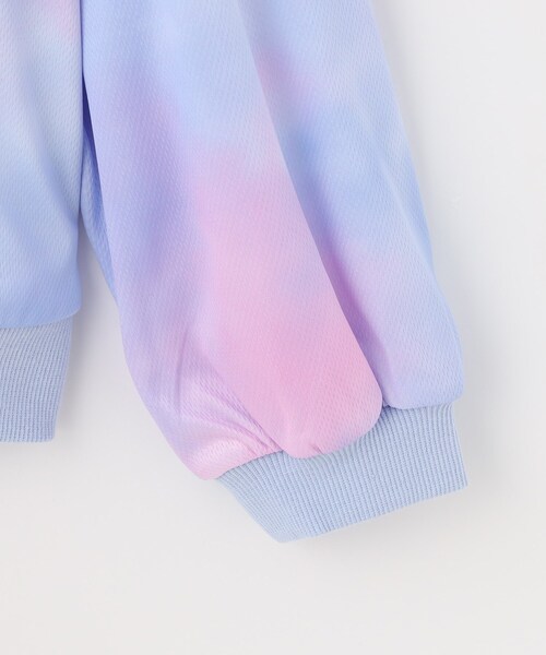 SHOO・LA・RUE（シューラルー）の「【130-150cm/UV対策】レインボーパーカ（パーカー・キッズ・ブルー系9/ライトパープル・15 /14/13）」の6枚目の写真