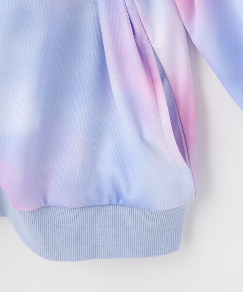 SHOO・LA・RUE（シューラルー）の「【130-150cm/UV対策】レインボーパーカ（パーカー・キッズ・ブルー系9/ライトパープル・15 /14/13）」の7枚目の写真