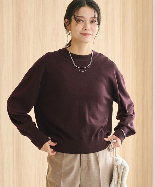 セール】エブリニット クルーネック ウォッシャブル（ニット/セーター