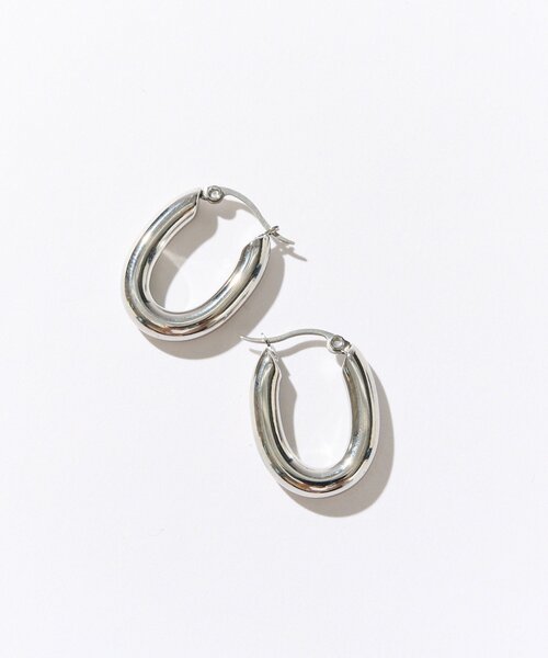 RIVE DROITE（リヴドロワ）の「【R.good(アールドットグッド)】オーバルピアス（ピアス（両耳用）・レディース・シルバー/ゴールド・FREE）」の4枚目の写真