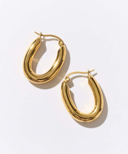 RIVE DROITE（リヴドロワ）の「【R.good(アールドットグッド)】オーバルピアス（ピアス（両耳用）・レディース・シルバー/ゴールド・FREE）」の7枚目の写真