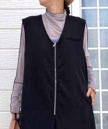 Q | 配色メロウスキンプルオーバー(Tシャツ/カットソー)