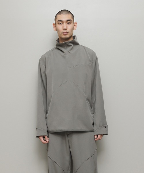 BAL（バル）の「BAL / ii_iiiiiii TECHNICAL WOOL PULLOVER（その他アウター・メンズ・チャコール/グレイッシュベージュ・3/2/1）」の6枚目の写真