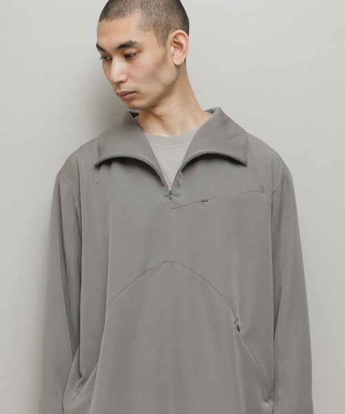 BAL（バル）の「BAL / ii_iiiiiii TECHNICAL WOOL PULLOVER（その他アウター・メンズ・チャコール/グレイッシュベージュ・3/2/1）」の9枚目の写真