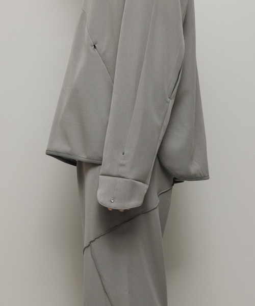 BAL（バル）の「BAL / ii_iiiiiii TECHNICAL WOOL PULLOVER（その他アウター・メンズ・チャコール/グレイッシュベージュ・3/2/1）」の13枚目の写真