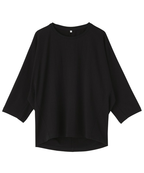 無印良品（ムジルシリョウヒン）の「婦人　ライトスウェット七分袖プルオーバー（Tシャツ/カットソー・レディース・ブラック/チャコールグレー/オフホワイト/オレンジ系・S/M/XL/L）」の9枚目の写真