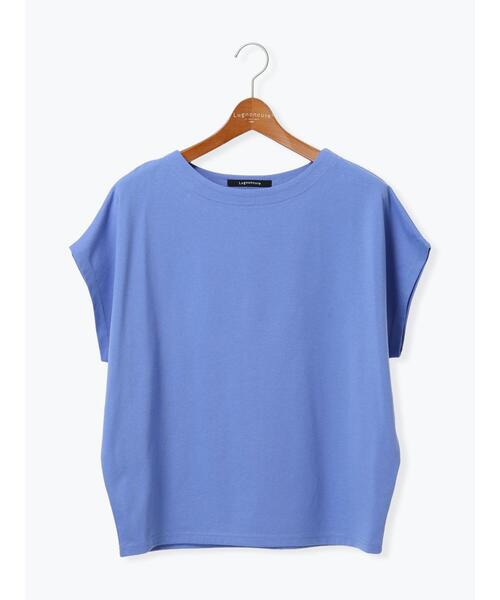 Lugnoncure（ルノンキュール）の「【接触冷感】ドルマンボートネックトップス（Tシャツ/カットソー・レディース・チャコールグレー/オフホワイト/ブラウン/ブルー・F）」の20枚目の写真