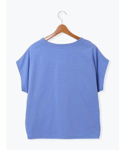 Lugnoncure（ルノンキュール）の「【接触冷感】ドルマンボートネックトップス（Tシャツ/カットソー・レディース・チャコールグレー/オフホワイト/ブラウン/ブルー・F）」の21枚目の写真