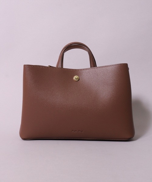 Legato Largo(レガートラルゴ)の「(LF)【Legato Largo】【たすかるっかばん】2ポケット 2WAY ショルダーバッグ(ショルダーバッグ・レディース・ブラウン/ダークグリーン/ブラック・ONE SIZE)」の11枚目の写真