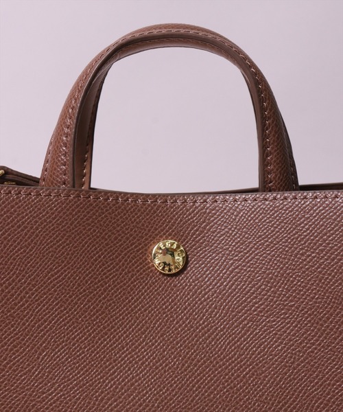 Legato Largo(レガートラルゴ)の「(LF)【Legato Largo】【たすかるっかばん】2ポケット 2WAY ショルダーバッグ(ショルダーバッグ・レディース・ブラウン/ダークグリーン/ブラック・ONE SIZE)」の12枚目の写真