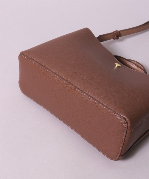 Legato Largo(レガートラルゴ)の「(LF)【Legato Largo】【たすかるっかばん】2ポケット 2WAY ショルダーバッグ(ショルダーバッグ・レディース・ブラウン/ダークグリーン/ブラック・ONE SIZE)」の10枚目の写真