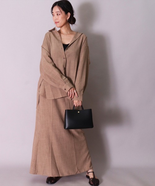 Legato Largo(レガートラルゴ)の「(LF)【Legato Largo】【たすかるっかばん】2ポケット 2WAY ショルダーバッグ(ショルダーバッグ・レディース・ブラウン/ダークグリーン/ブラック・ONE SIZE)」の18枚目の写真