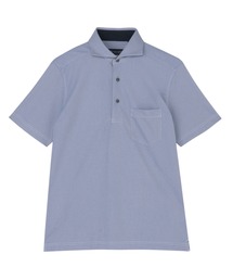 別注】MORGANO / コットン ショートスリーブ ニット ポロシャツ 