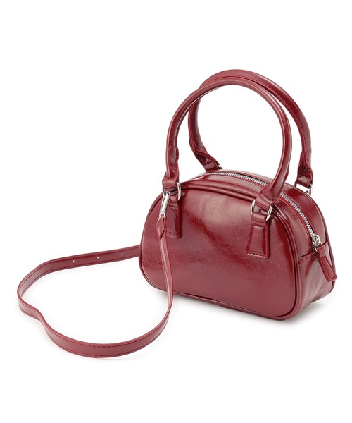 by LOVEiT（バイラビット）の「【Cuugal8月号掲載】ミニボストン（ショルダーバッグ・キッズ・ブラウン/エンジ/ブラック・F）」の9枚目の写真