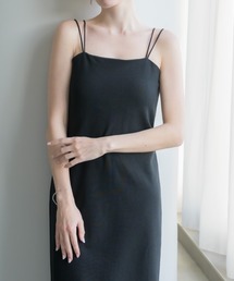 muku（ムク）の「LONG CAMISOLE ONEPIECE/DOUBLE STRAP（ワンピース）」