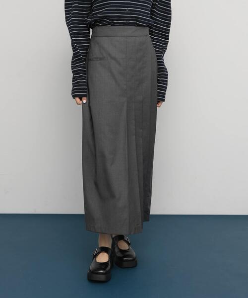 セール】ラップライクプリーツスカート（スカート）｜KBF