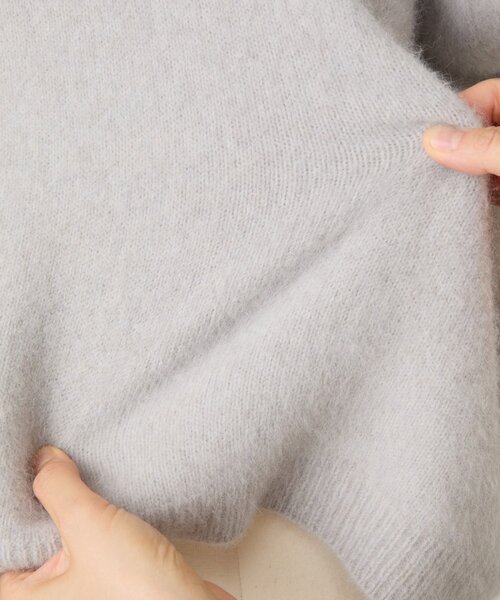 BEARDSLEY（ビアズリー）の「FOXウールVネックニット（ニット/セーター・レディース・ホワイト/ライトグレー/レッド・FREE）」の19枚目の写真