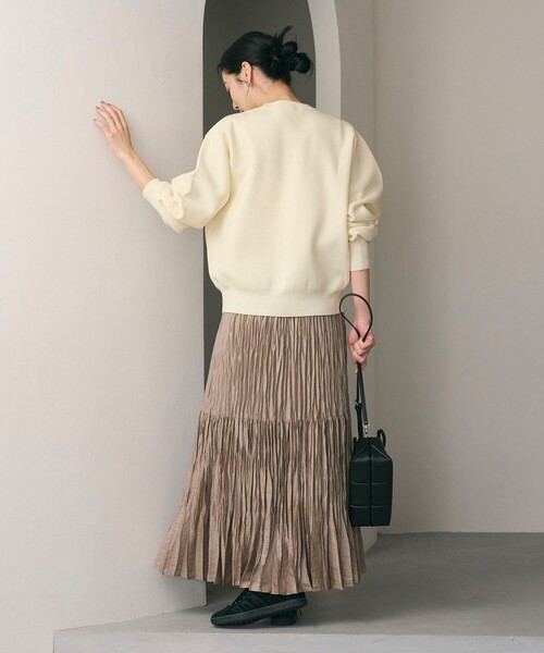 BEAUTY&YOUTH UNITED ARROWS（ビューティーアンドユースユナイテッドアローズ）の「ポリエステルブレンド ミラノリブ プルオーバー（ニット/セーター・レディース・オフホワイト/オレンジ/ダークグレー・FREE）」の14枚目の写真