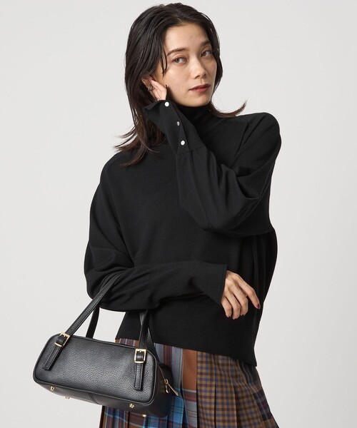 green label relaxing(グリーンレーベルリラクシング)の「エブリタートルニット ウォッシャブル(ニット/セーター・レディース・ブラック/ネイビー/ターコイズブルー/グレー/レッド/ピンク/ダークブラウン/ライトピンク・FREE)」の15枚目の写真