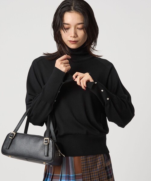 green label relaxing(グリーンレーベルリラクシング)の「エブリタートルニット ウォッシャブル(ニット/セーター・レディース・ブラック/ネイビー/ターコイズブルー/グレー/レッド/ピンク/ダークブラウン/ライトピンク・FREE)」の16枚目の写真