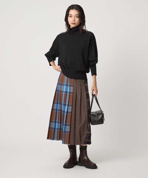 green label relaxing(グリーンレーベルリラクシング)の「エブリタートルニット ウォッシャブル(ニット/セーター・レディース・ブラック/ネイビー/ターコイズブルー/グレー/レッド/ピンク/ダークブラウン/ライトピンク・FREE)」の17枚目の写真