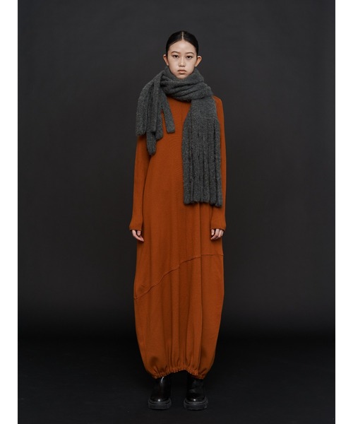 COCOON KNIT OP / コクーンニットワンピース（ワンピース）｜UN3D