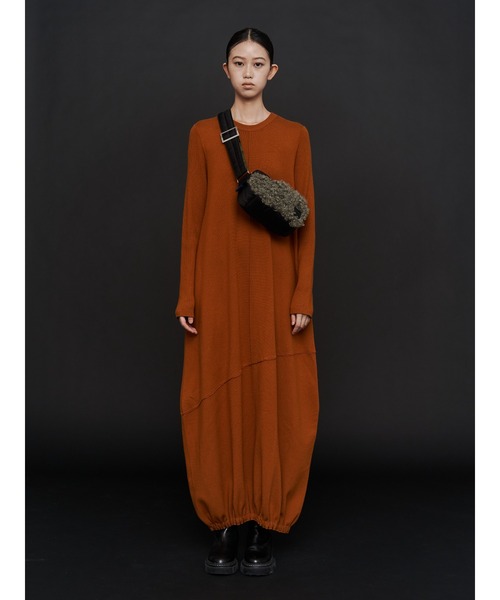 COCOON KNIT OP / コクーンニットワンピース（ワンピース）｜UN3D