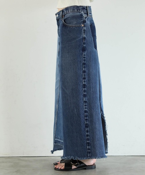 Re Fiina（フィーナ）の「LEVI'Sリメイクスカート（デニム
