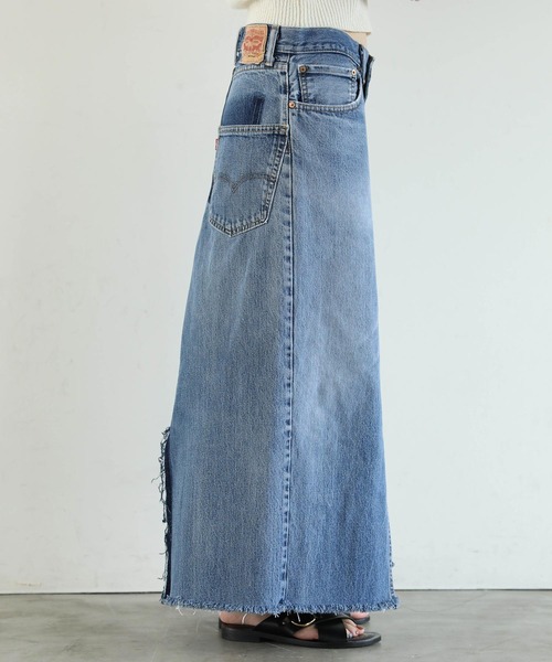 Re Fiina（フィーナ）の「LEVI'Sリメイクスカート（デニム