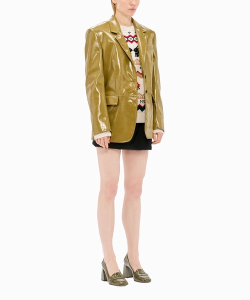 MSGM(エムエスジーエム)の「MSGM BUNNIES フェアアイル ジャガードニット(ニット/セーター・レディース・オフホワイト・S)」の4枚目の写真