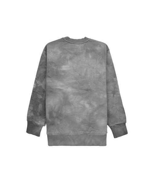 MSGM(エムエスジーエム)の「WRINKLED WASH エンブロイダリーロゴ スウェットシャツ(スウェット・メンズ・グレー・S/M/L/XL)」の2枚目の写真