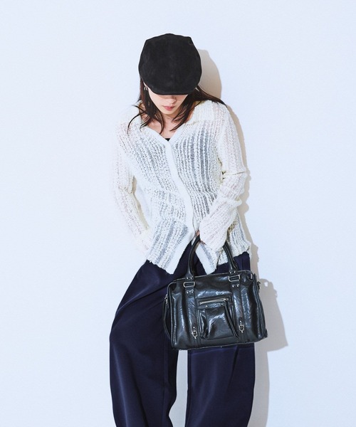 コイルヤーンシアーキモウカーディガン/601731（カーディガン