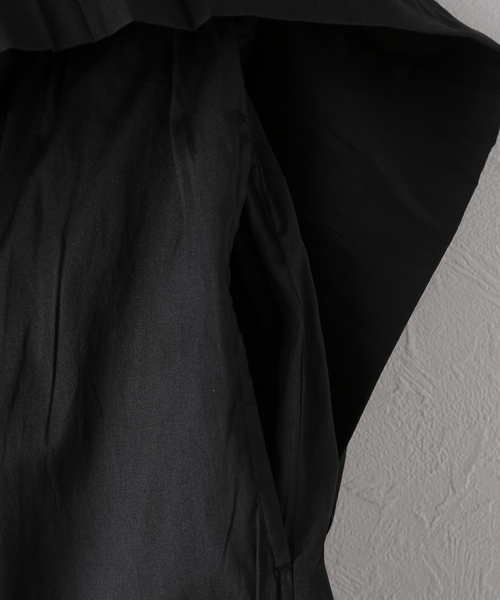 sara mallika(サラ マリカ)の「【SARA MALLIKA/サラマリカ】POLLY TAFFETA FRILL PANTS(その他パンツ・レディース・ブラック・MEDIUM)」の3枚目の写真