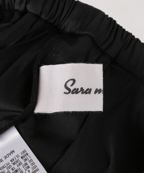 sara mallika(サラ マリカ)の「【SARA MALLIKA/サラマリカ】POLLY TAFFETA FRILL PANTS(その他パンツ・レディース・ブラック・MEDIUM)」の8枚目の写真