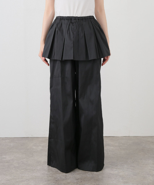 sara mallika(サラ マリカ)の「【SARA MALLIKA/サラマリカ】POLLY TAFFETA FRILL PANTS(その他パンツ・レディース・ブラック・MEDIUM)」の11枚目の写真