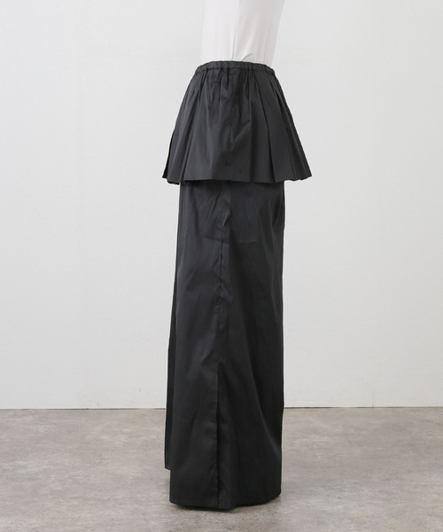 sara mallika(サラ マリカ)の「【SARA MALLIKA/サラマリカ】POLLY TAFFETA FRILL PANTS(その他パンツ・レディース・ブラック・MEDIUM)」の12枚目の写真